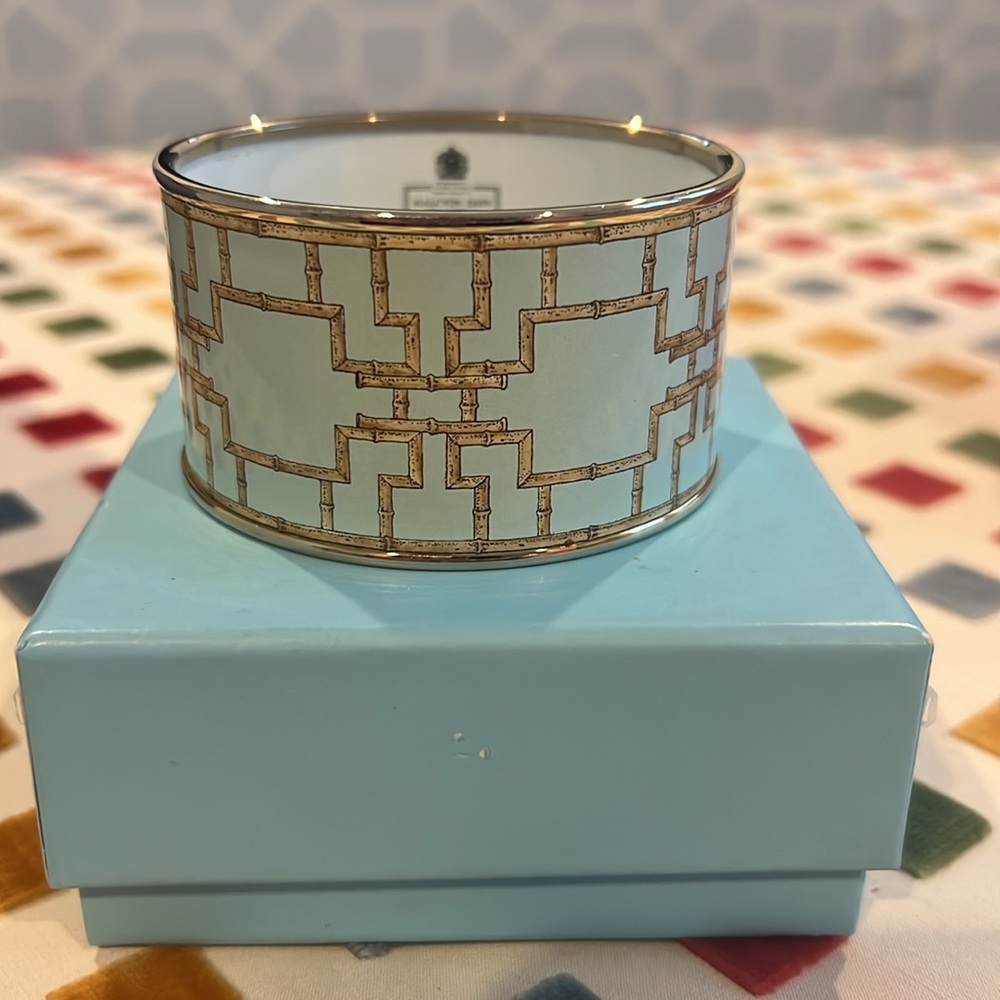 Halcyon Days enamel bracelet Charlotte Moss limited edition